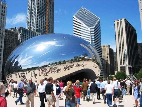 634850098813330000 Đến thăm Cloud Gate   Hạt Đậu của thành phố Chicago