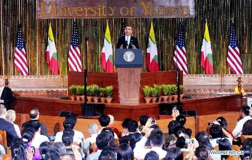634931520132480000 Nguyên văn bài phát biểu của Obama tại Đại học Yangoon (Myanmar)