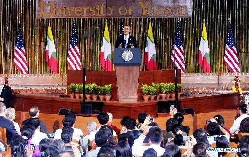 Nguyên văn bài phát biểu của Obama tại Đại học Yangoon (Myanmar) 634931520132480000 Nguyên văn bài phát biểu của Obama tại Đại học Yangoon (Myanmar)