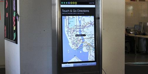 634994799470878065 Ứng dụng tương tác On The Go tại ga tàu điện ngầm New York