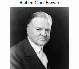 634994836058673015 Sơ lược thông tin về tổng thống Herbert Hoover