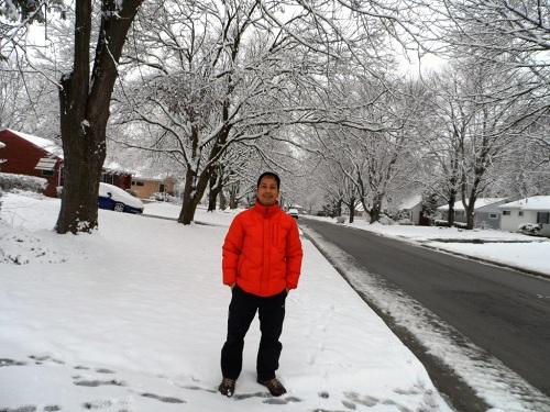  Tận hưởng khoảnh khắc tuyết muộn ở Ohio