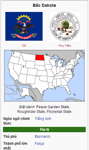 635150029088926220 Thông tin về bang North Dakotam (Bắc Dakota)