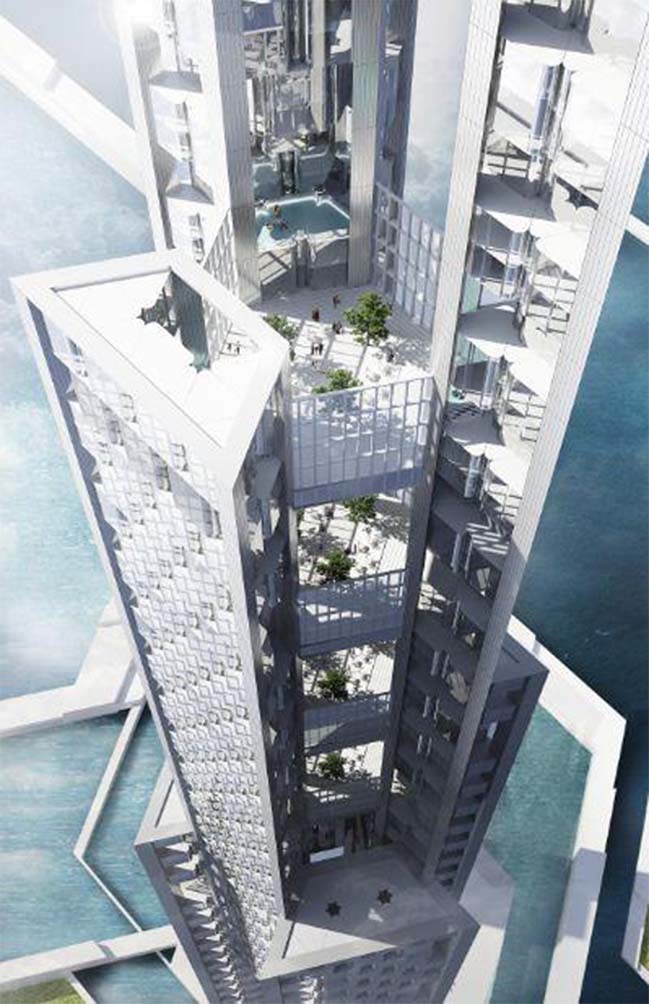 thiet ke kien truc thanh pho noi tokyo 05 Ấn tượng với thiết kế kiến trúc thành phố nổi tương lai