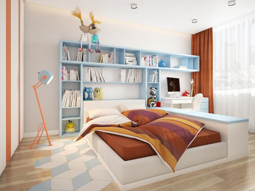 1408093594 8 Thiết kế nội thất như mơ của căn hộ 3 phòng ngủ