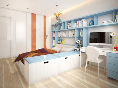 1408093594 9 Thiết kế nội thất như mơ của căn hộ 3 phòng ngủ