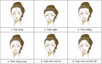 xem tuong tran doan tinh cach qua hinh dang tran Chỉ nhìn qua hình dáng của trán, bạn sẽ đọc được 80% tính cách của người đối diện