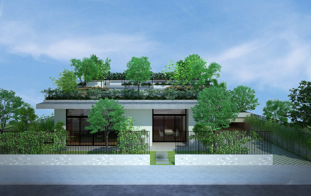 hoans hanging garden ngoi nha mai xanh giua long pho bien nha trang 058266a09e Cùng nhìn qua ngôi nhà có vườn trên mái rộng gần 500m² giữa lòng phố biển Nha Trang