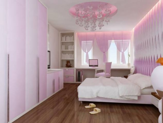 nhung mau thiet ke phong ngu dep cho con gai 6 Gợi ý những mẫu thiết kế phòng ngủ đẹp cho con gái